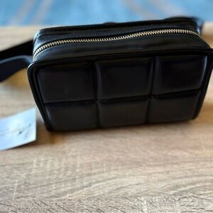 Amanda Uprichard Black Quilted Mini Bag